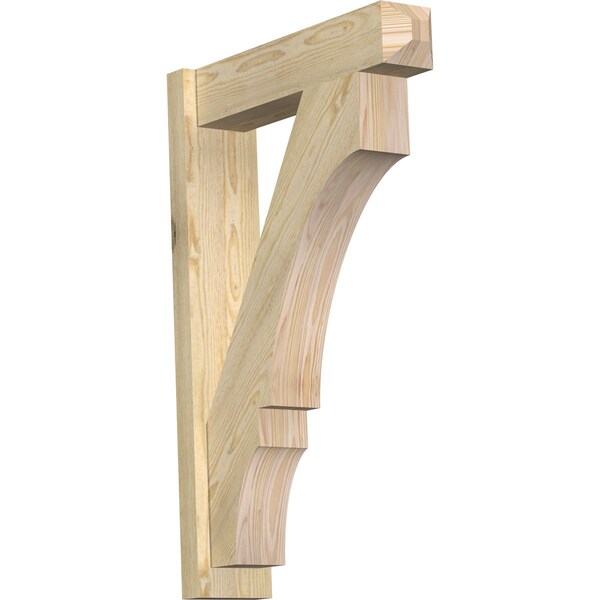 Ekena Millwork Balboa Craftsman Rough Sawn Outlooker, Douglas Fir, 6"W x 24"D x 36"H OUT06X24X36BOA04RDF - main